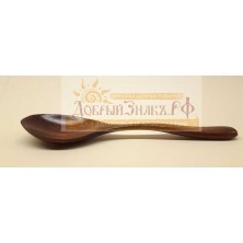 Ложка деревянная столовая, 18.3 см