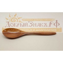 Ложка деревянная столовая, 17,5 см