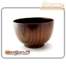 Пиала деревянная, 12 см, 360 мл